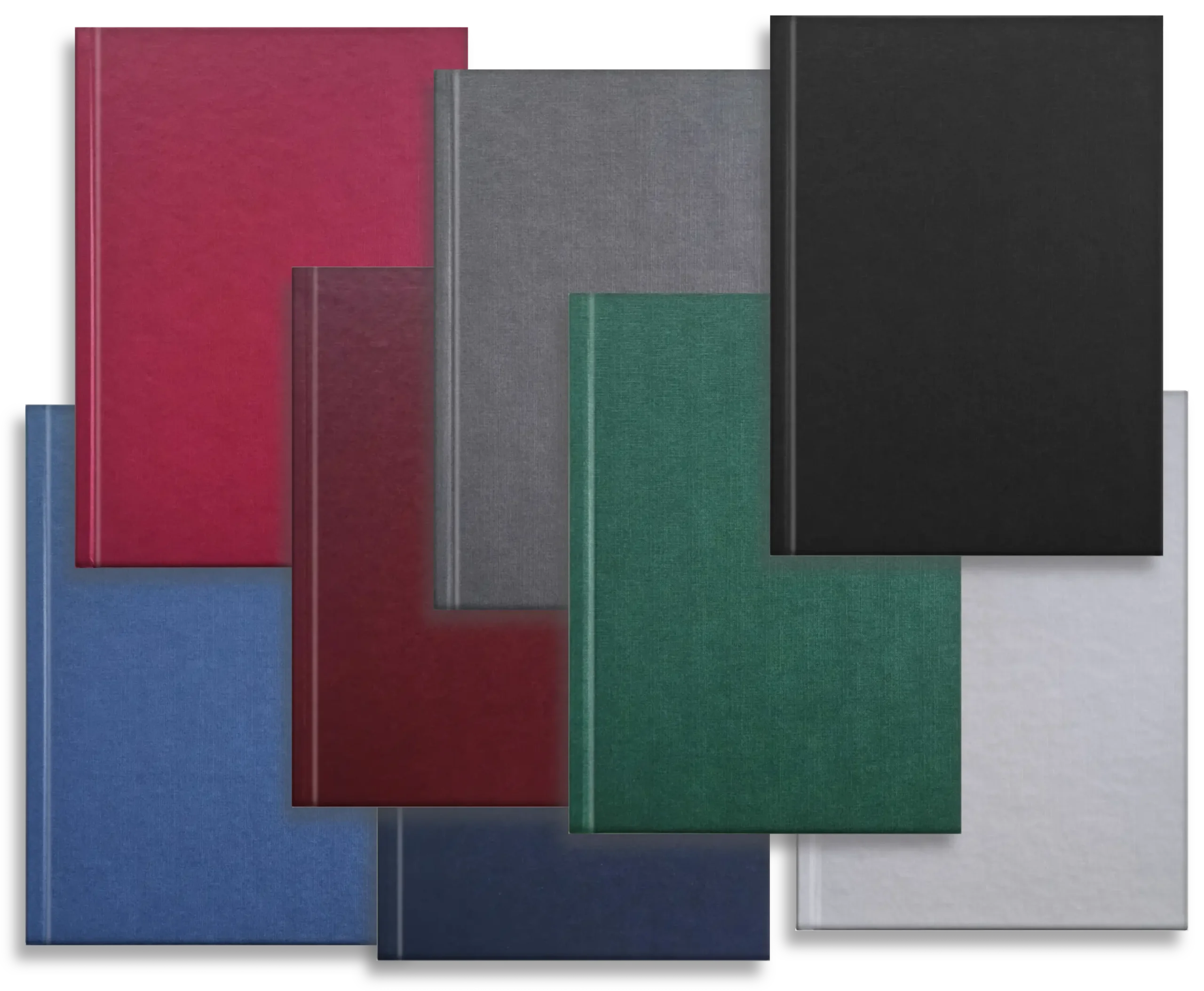 Hardcover Standard mit Leinenstruktur in Verschiedenen Farben